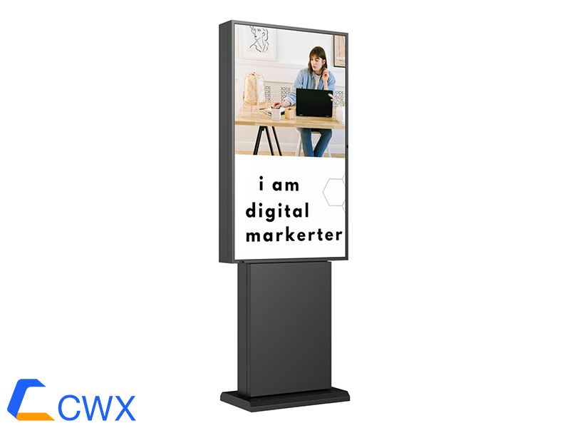 Máquina de publicidade para display externo de 55′
